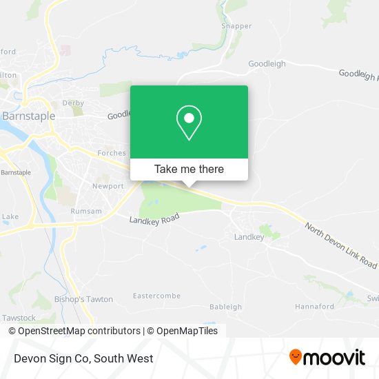 Devon Sign Co map