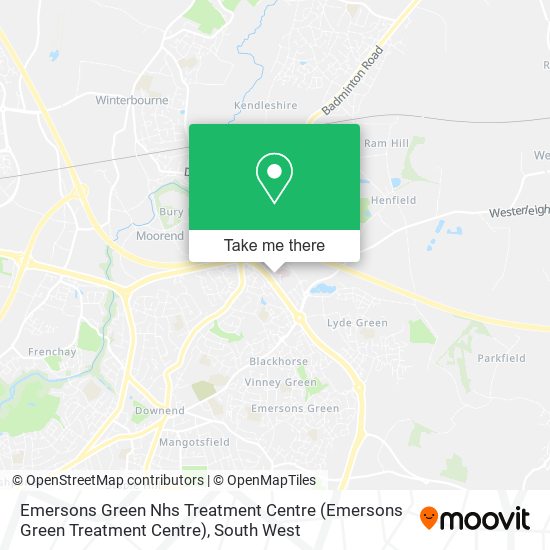Emersons Green Nhs Treatment Centre map