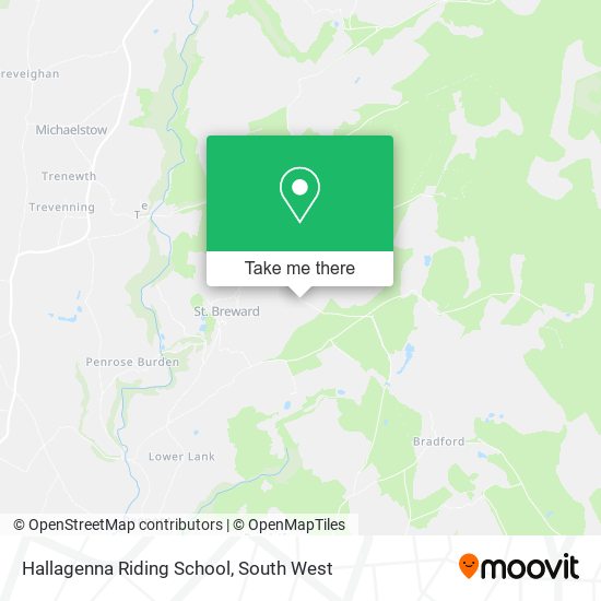 Hallagenna Riding School map