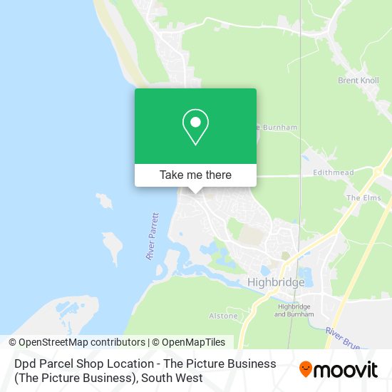 Dpd Parcel Shop Location - The Picture Business map