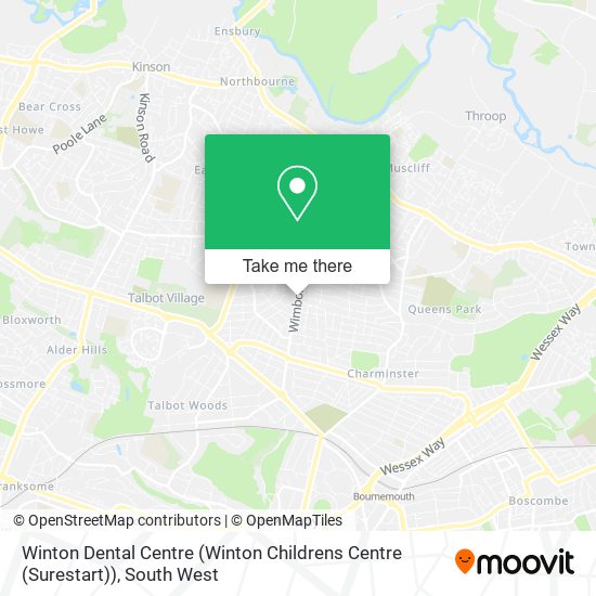 Winton Dental Centre (Winton Childrens Centre (Surestart)) map