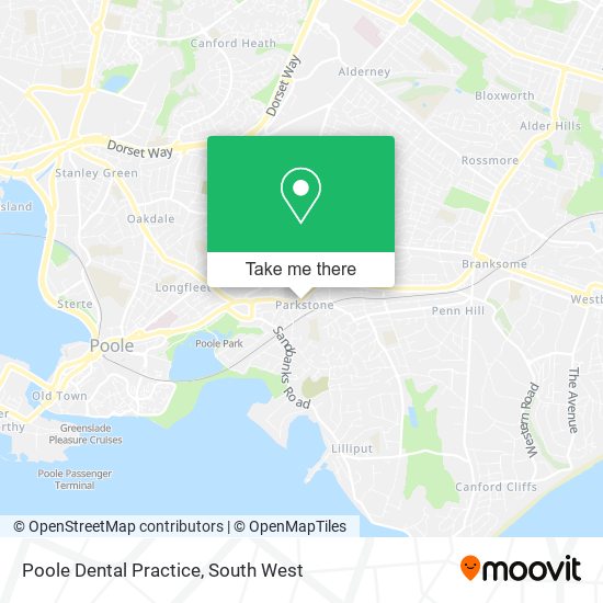 Poole Dental Practice map