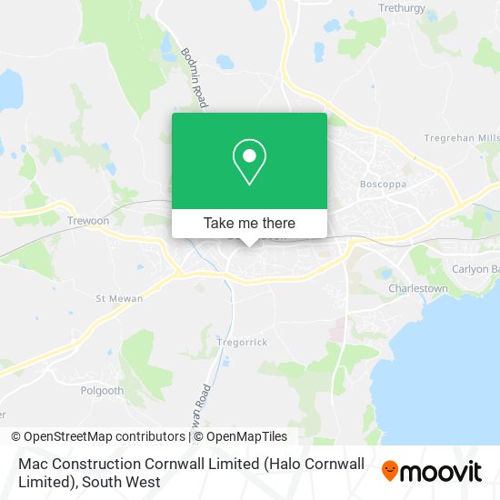 Mac Construction Cornwall Limited (Halo Cornwall Limited) map
