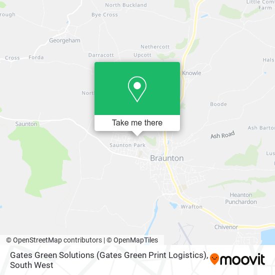 Gates Green Solutions (Gates Green Print Logistics) map