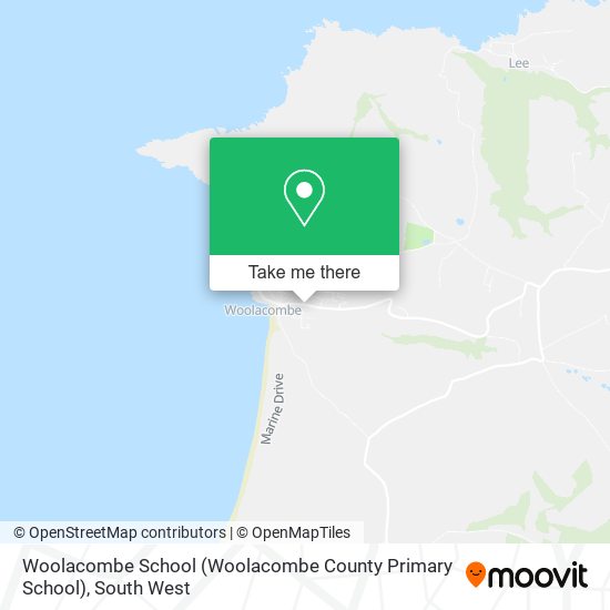 Woolacombe School (Woolacombe County Primary School) map