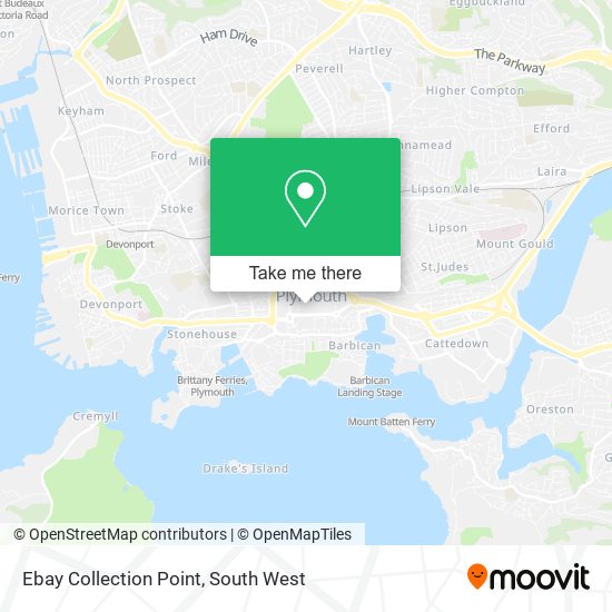 Ebay Collection Point map