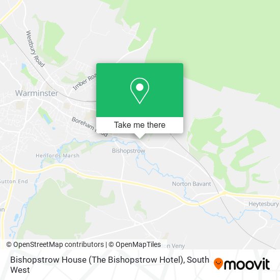 Bishopstrow House (The Bishopstrow Hotel) map