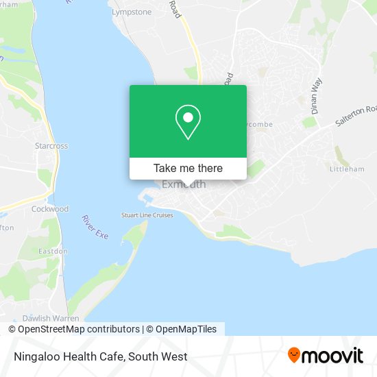 Ningaloo Health Cafe map