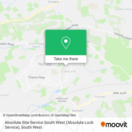 Absolute Site Service South West (Absolute Lock Service) map