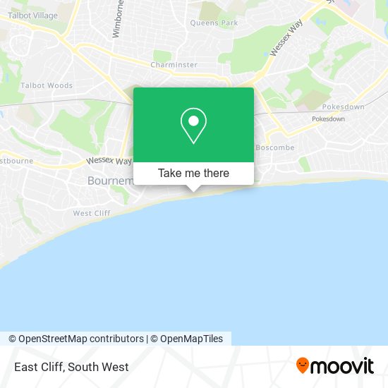 East Cliff map