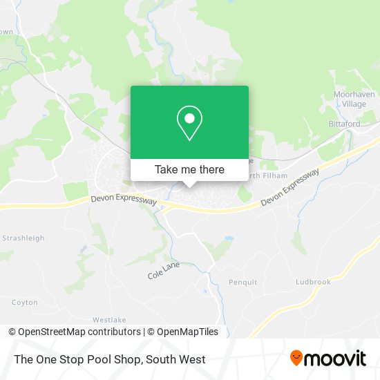 The One Stop Pool Shop map