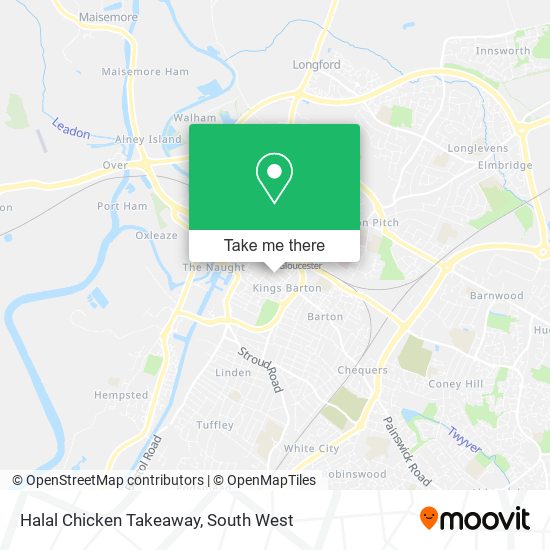 Halal Chicken Takeaway map