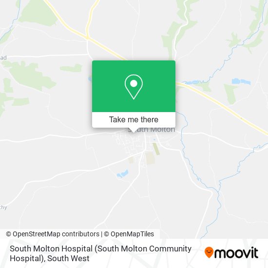 South Molton Hospital map