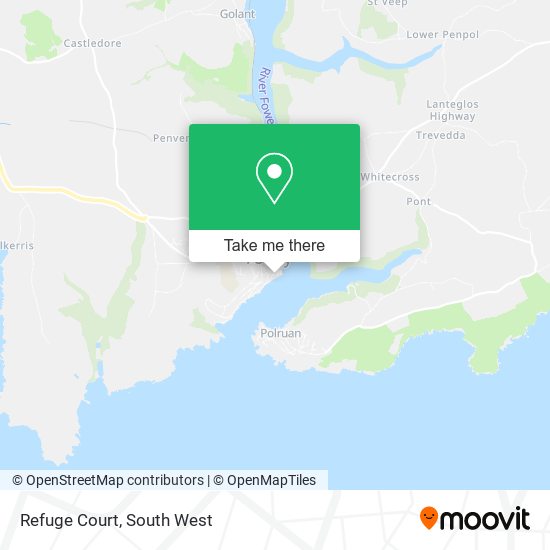 Refuge Court map
