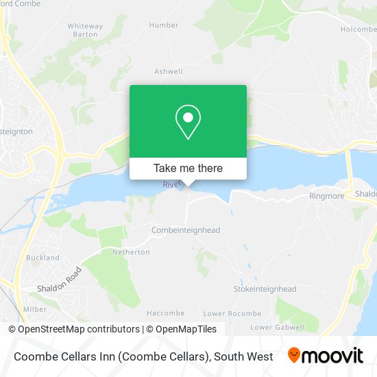 Coombe Cellars Inn map