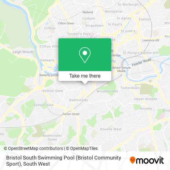 Bristol South Swimming Pool (Bristol Community Sport) map
