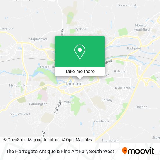 The Harrogate Antique & Fine Art Fair map