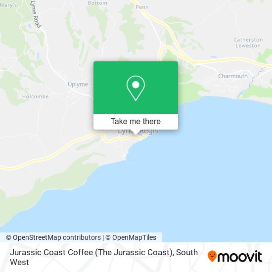 Jurassic Coast Coffee (The Jurassic Coast) map