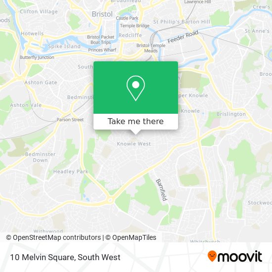 10 Melvin Square map