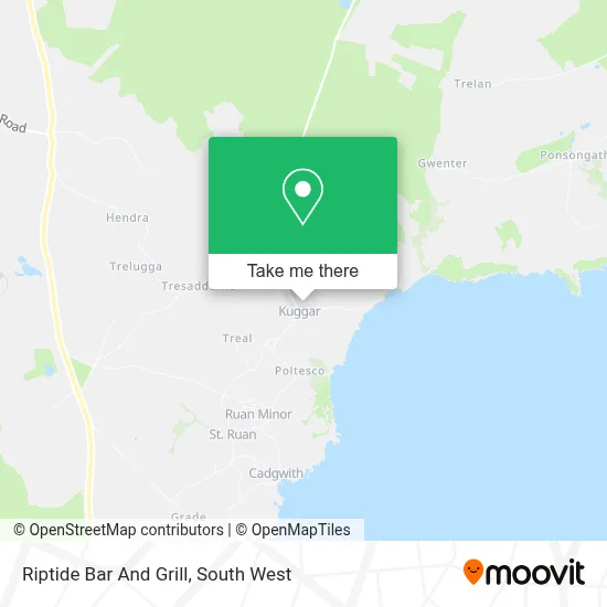 Riptide Bar And Grill map