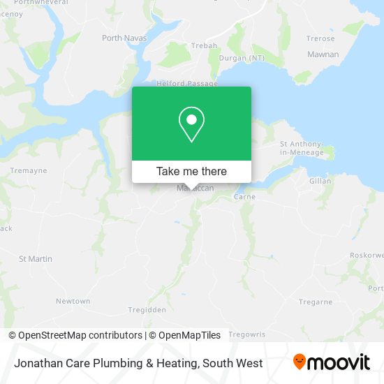 Jonathan Care Plumbing & Heating map