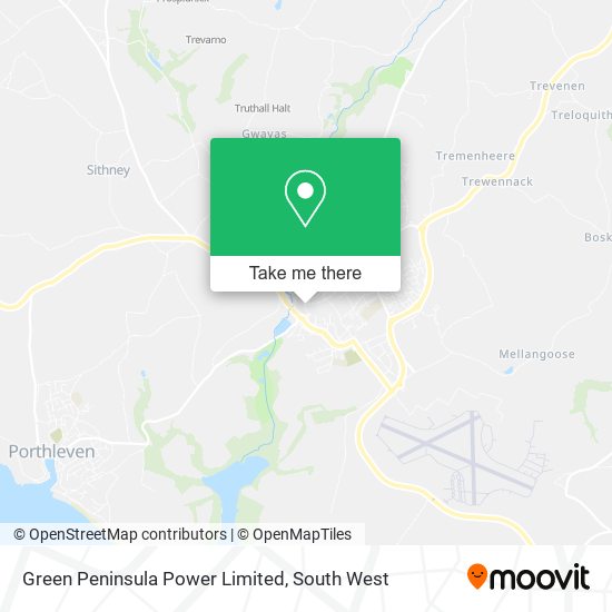 Green Peninsula Power Limited map