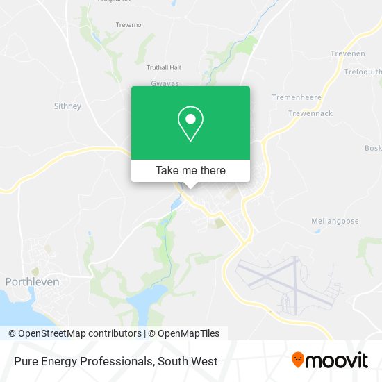Pure Energy Professionals map