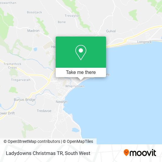 Ladydowns Christmas TR map