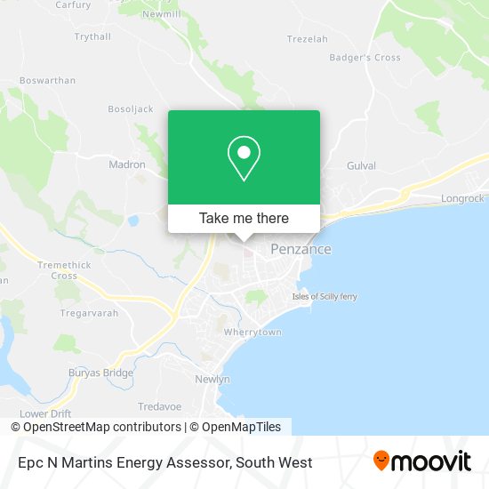 Epc N Martins Energy Assessor map