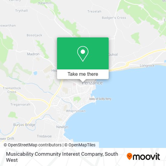 Musicability Community Interest Company map