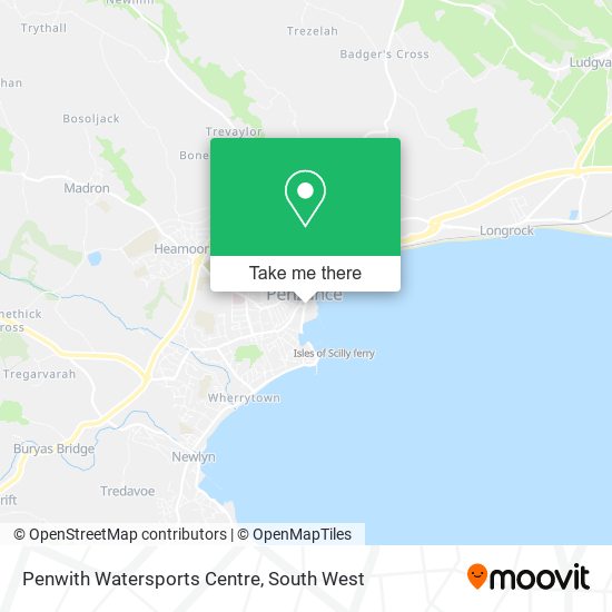 Penwith Watersports Centre map