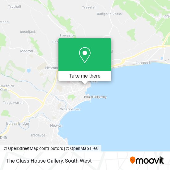 The Glass House Gallery map