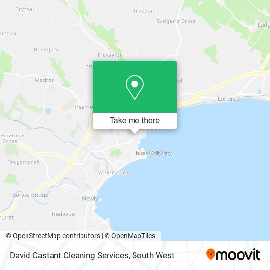David Castant Cleaning Services map