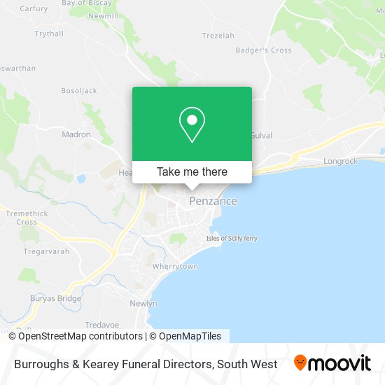 Burroughs & Kearey Funeral Directors map