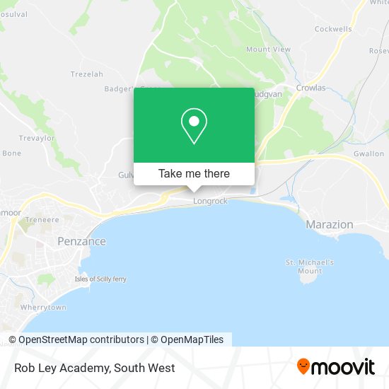 Rob Ley Academy map