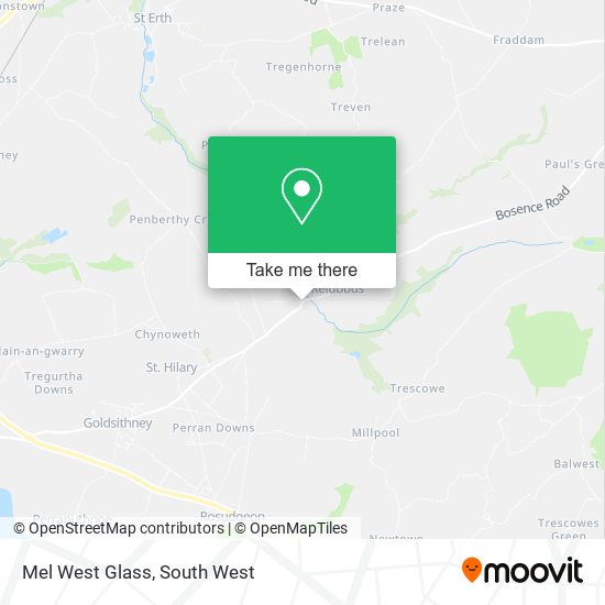 Mel West Glass map