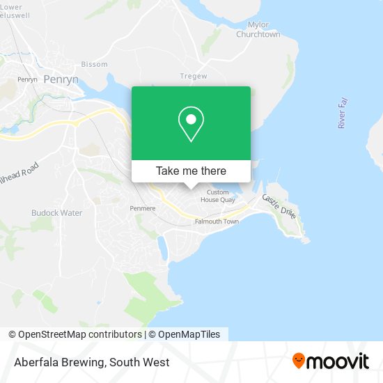 Aberfala Brewing map