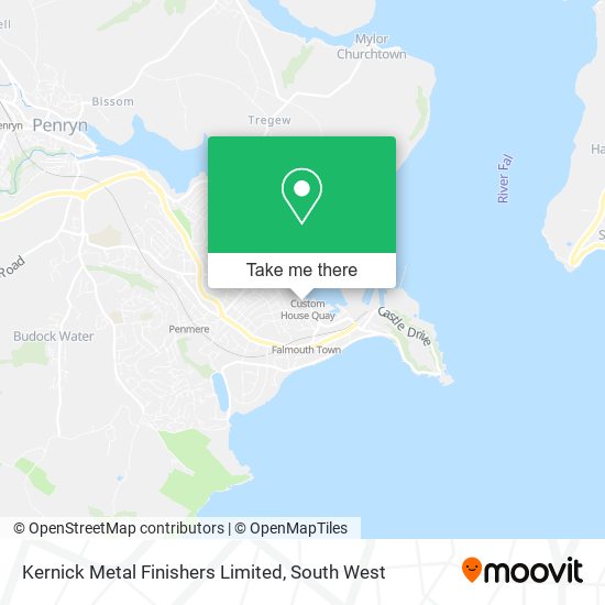 Kernick Metal Finishers Limited map