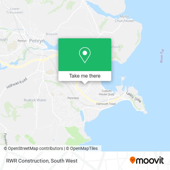RWR Construction map