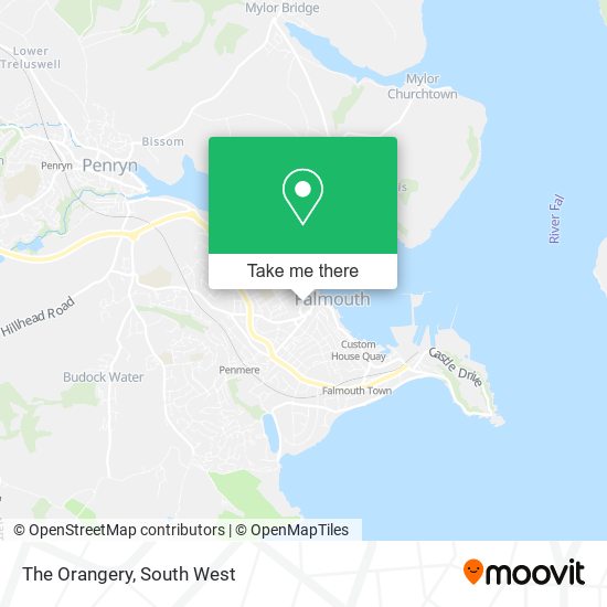 The Orangery map