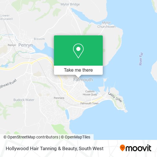 Hollywood Hair Tanning & Beauty map