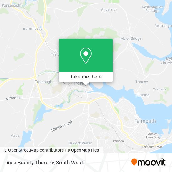 Ayla Beauty Therapy map