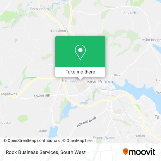 Rock Business Services map