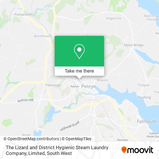 The Lizard and District Hygienic Steam Laundry Company, Limited map