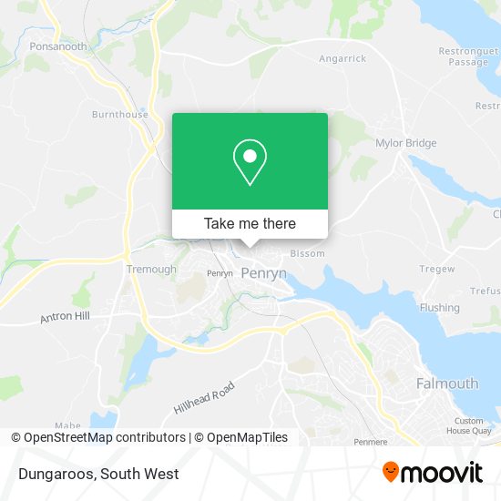 Dungaroos map