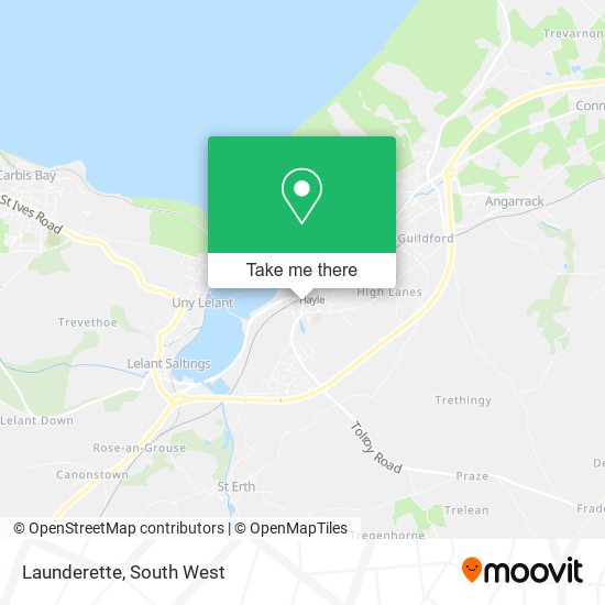 Launderette map