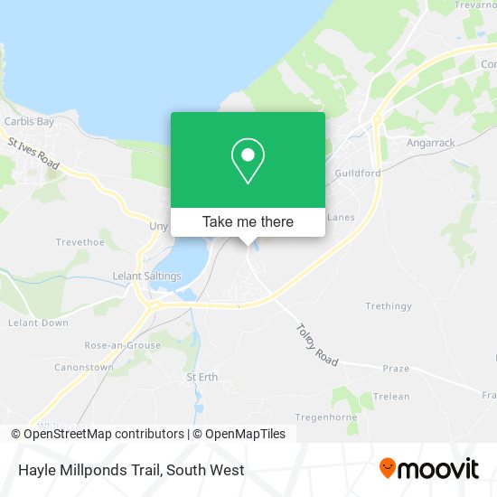 Hayle Millponds Trail map