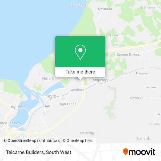 Telcarne Builders map