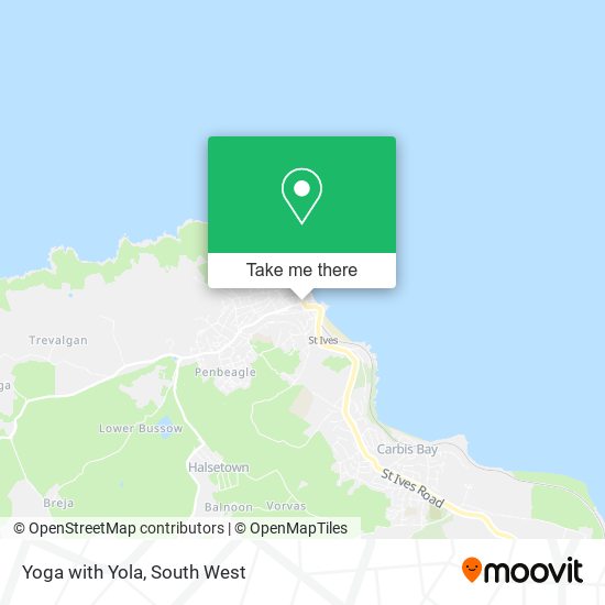 Yoga with Yola map