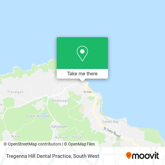 Tregenna Hill Dental Practice map